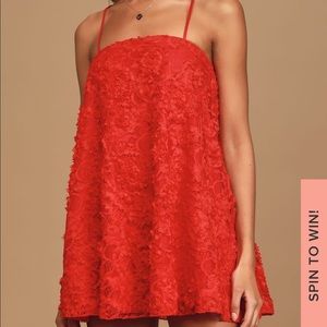 Red Lace Dress (new with tags)